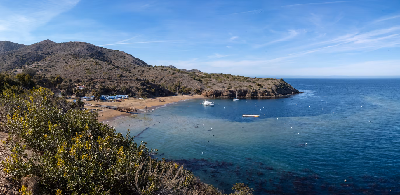 Private harbor in the early portion of Silver Peak Trail.