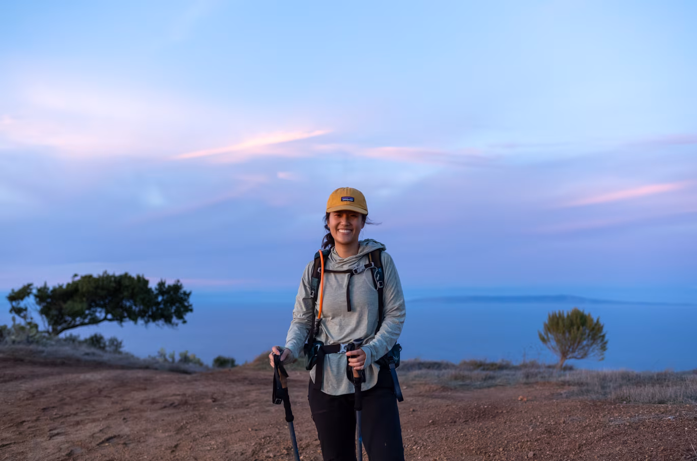 Sunset on Silver Peak Trail.